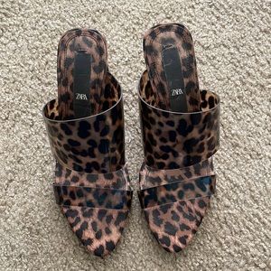 Animal Print Zara heels